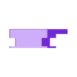 Front tray hook.stl Adaptateur D3P Multiboard pour Qidi Plus 4