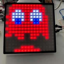 Pacman_Case.jpg Frame for 12812B LED Matrix 16x16