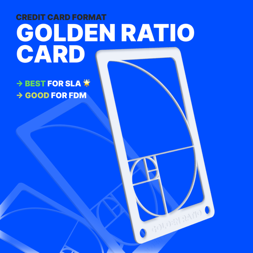 Golden Ratio Card – Credit Card Size Photography Guide