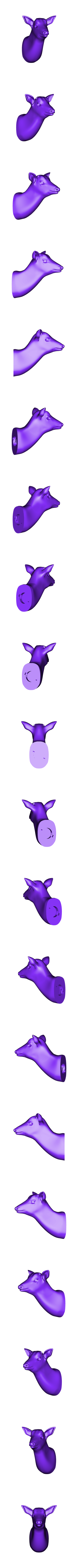 (v.2) Head_Hollow.stl Deer