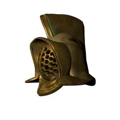 Gladhelm3.jpg Roman Gladiator Helmet (Murmillo)