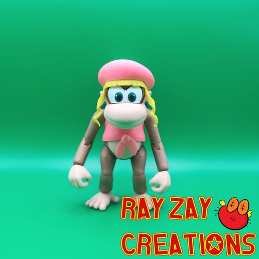 20250404_220908.jpg Dixie Kong Custom Action Figure