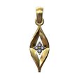 Diamond-square-cluster-Mirored-Open-link-Leaf-pendant-01.jpg Квадратный бриллиант кластер витой лист кулон залог и шарм 3D печать модели