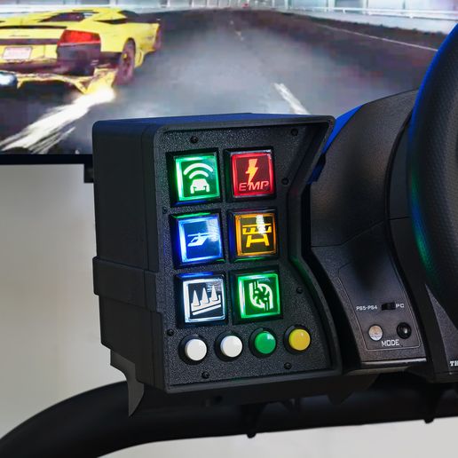 📦 Button Box For T300RS Wheel 3d Printed, NFS Hot Pursuit Buttons・ 3D ...