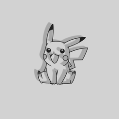 Pikachu.png Pikachu Decoration - 2D Art