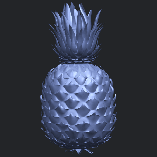 15_TDA0552_PineappleB01.png Download free file Pineapple • Template to 3D print, GeorgesNikkei