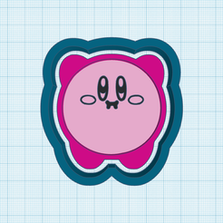 kirby-photo-3.png STL-Datei Kirby Harz Schüttler Form Schlüsselanhänger・Design für 3D-Drucker zum herunterladen