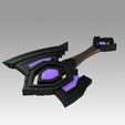 6.jpg World Of Warcraft Shadowlands Axe Bastion Cosplay weapon prop