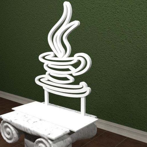 Download free STL file Java - Cup Logo. • 3D print template ・ Cults