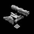 Pirate-Cannon-Thumbnail-Parts-V1.jpg Télécharger fichier Canon naval pirate 24pdr - artillerie de terrain de donjon • Objet à imprimer en 3D, LegendGames