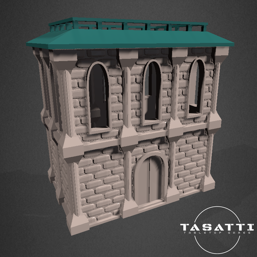 undefined-snapshot-3.png Naboo Theed Rectangular Building - Star Wars Legion