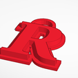 R.png LLAVERO LETRA R ( LETTER R KEYCHAIN )