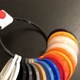 Porte-Echantillons3.jpeg Key Ring Color Samples