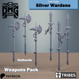 New-Halberds.png Pack d'armes des gardiens d'argent