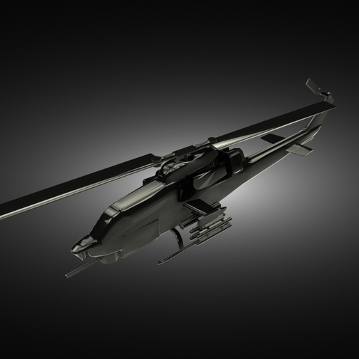 Download STL file Bell AH-1 Cobra • 3D printable template ・ Cults