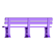 BR Bench.obj Model Railway British Railway Western Region Bench