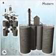 3.jpg Large modern industrial facility with multiple silos with storage tanks and buildings (27) - Modern WW2 WW1 World War Diaroma Wargaming RPG Mini Hobby