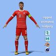 preview1.jpg 3D Rigged Thomas Muller Bayern Munich