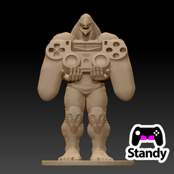 111.png Fichier OBJ nomu my hero academy controller stand ps4-ps5・Design imprimable en 3D à télécharger
