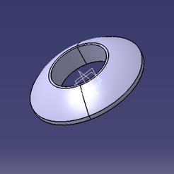 Rondelle-sphérique-1.png Fichier STL gratuit Rondelle à portée sphérique d = 24mm・Objet à télécharger et à imprimer en 3D