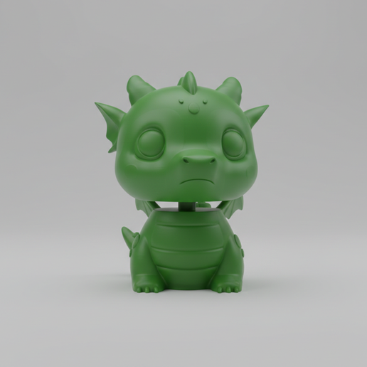 🐉 Cute Flexi Dragon Toy – Articulated 3D Printed Dragon STL | No ...