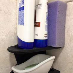 Corner Shower Shelves by SpongyBob, Download free STL model