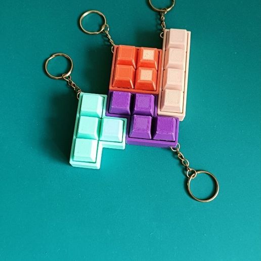 Tetris-Keycap-Fidget-Keychain.jpg 🟦🟥🟨 Tetris Keycap Fidget Keychain (Custom MX Mechanical Switch)