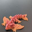 Bébé dragon Wyvern, mignon, articulé, facile à imprimer et à placer.