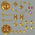 01.jpg Genshin Impact Mona Pact of stars and moon Jewelry and Accessories set. Video game, props, cosplay