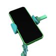 7.jpg Articulated Monopod Cell Phone Stand 3d Printing