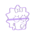 Maggie.stl STL file The simpson cookie cutter set・3D printer model to download