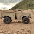ahead-RC-M939-4x4-sideboard-flatbed-313-324-10.jpg Crawler M939 4x4 Sideboard Flatbed 313mm 324mm- 1/10 RC body attachment