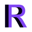 R.STL Arial font - all CAPS - A through Z