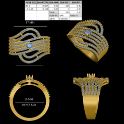1.png Fichier STL Bague à diamant mignonne・Design pour imprimante 3D à télécharger