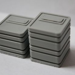 Isographic view (physical).JPG Archivo STL gratis Escala de la Legión de Star Wars Cajas Mercantes Lothal・Diseño de impresora 3D para descargar