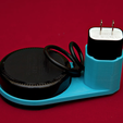 Capture d’écran 2018-01-29 à 14.18.44.png Бесплатный STL файл Echo Dot Outlet Mount・Шаблон для 3D-печати для загрузки