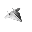 10.png Modelo para impressão 3D do SR-72 Darkstar Filho do Blackbird