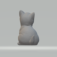 3.png Cat Meow Decoration 3D print model