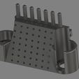 Soporte-Ikea-skadis-Mini-dril-tacklife-v7.png Tacklife mini drill stand with and without hooks for ikea skadis and table
