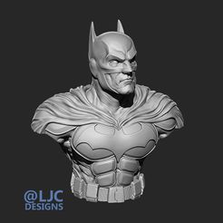 batman_bust1.jpg Batman bust- Fan art 3D print model