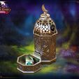 Lantern_RENDER.jpg STL-Datei Lantern of Darkness Dice Tower - SUPPORT FREE!・Modell für 3D-Drucker zum Herunterladen