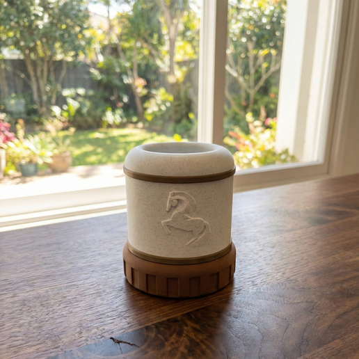 without_pencil.png Porta-lápis Cavalo Antigo