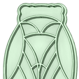 Cigarra_e.png Whole Cicada cookie cutter