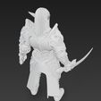 Noble-Warrior-of-the-Shadows-14.jpg Noble Warrior of the Shadows – 3D Printable Armored Drow Knight Figure Model