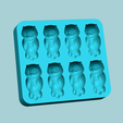 o5.png Jelly Candy Molding Owl - Gummy Mould