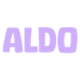 ALDO.stl ALDO NAME