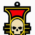 Inquisitorial-Rosette-3d-model.png Inquisition WH40k keychain