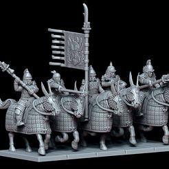 1.jpg Download STL file Regiment Horsemen of the Celestial Empire. • 3D printer object, EmpireMiniatures