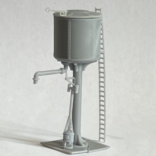 Mainline Water Tower with GWR Lid – OO, O Gauge & TT120