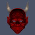 10a.JPG Devil Mask-Hannya Mask-Samurai Mask-Satan mask for cosplay 3D print model